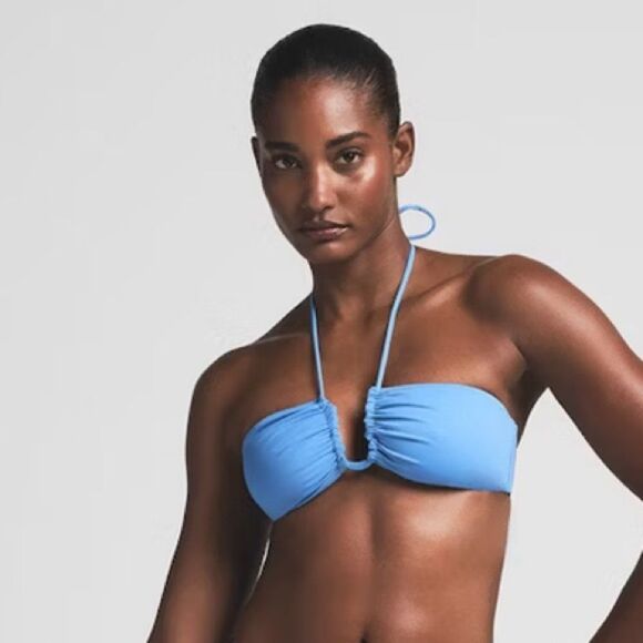 SKIMS NWT signature swim U wire halter top S - Picture 5 of 9